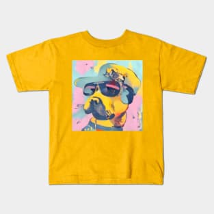 One cool dude, dog lover gifts Kids T-Shirt